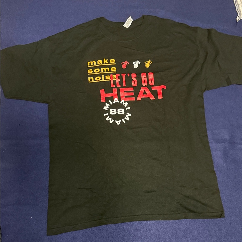 Let’s Go Heat Black Short Sleeve Tee